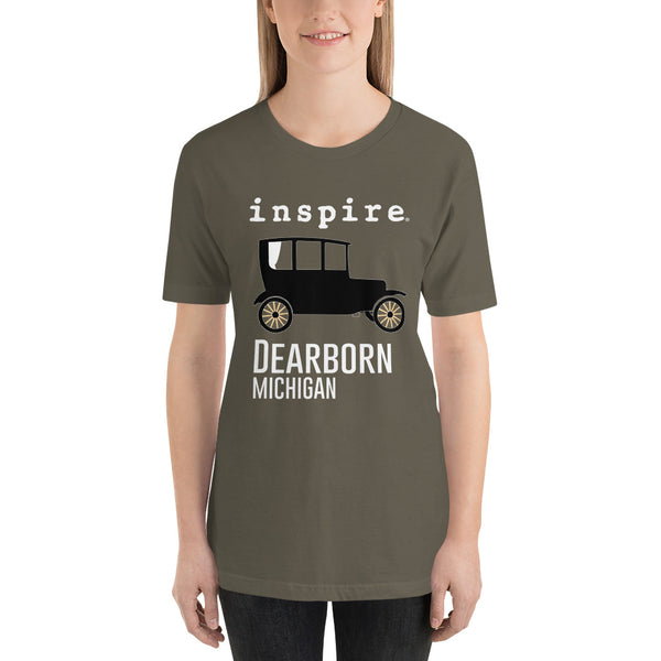 inspire Dearborn Car Unisex t-shirt