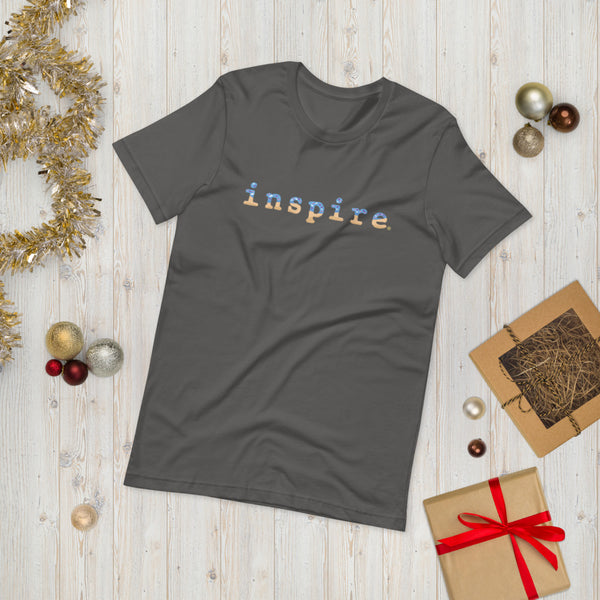 inspire Blue Doughnut Short-Sleeve Unisex T-Shirt