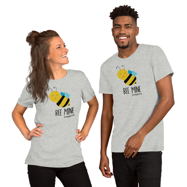 inspire Heart Bee Mine Short-Sleeve Unisex T-Shirt