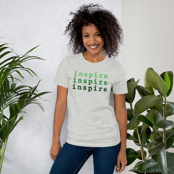 inspire Tri Green Short-Sleeve Unisex T-Shirt