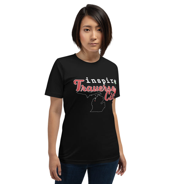 inspire Traverse City Cherry Unisex t-shirt