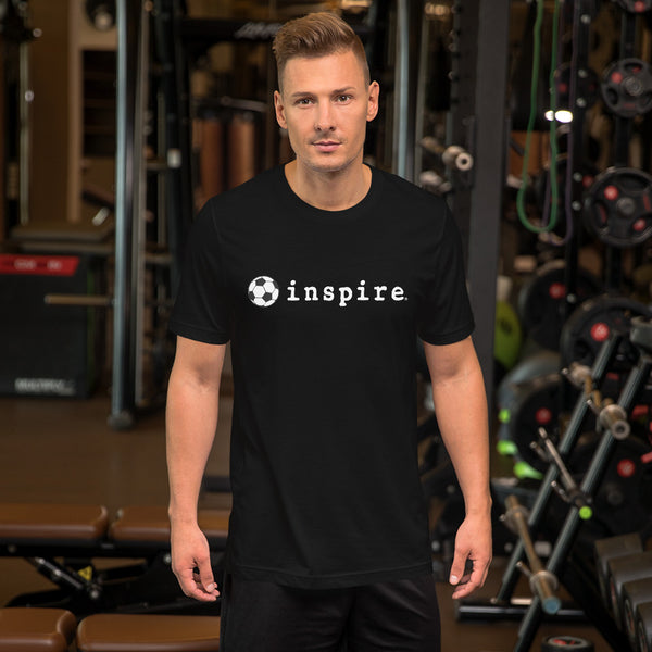inspire Soccer Ball Unisex t-shirt