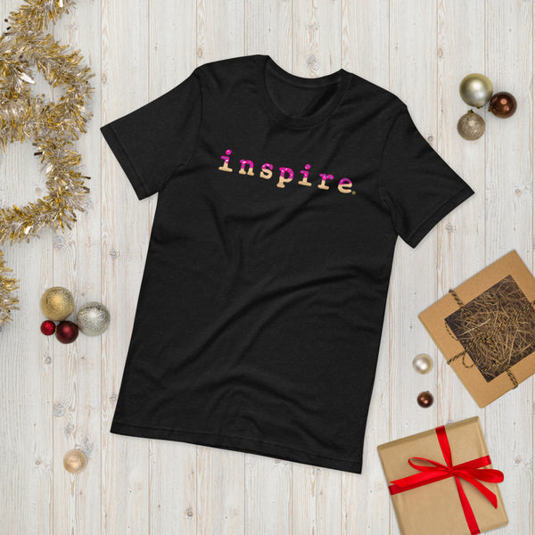 inspire Pink Doughnut Short-Sleeve Unisex T-Shirt