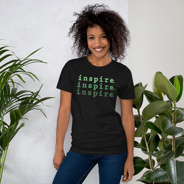 inspire Tri Green Short-Sleeve Unisex T-Shirt