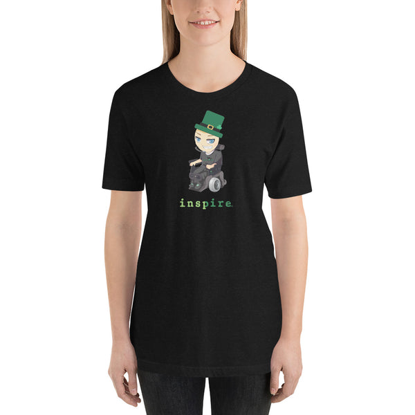 inspire St. Patricks Day Chibi Short-Sleeve Unisex T-Shirt