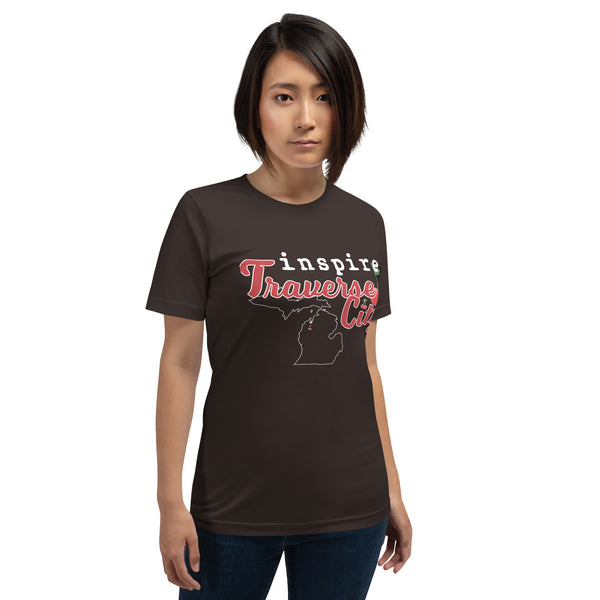 inspire Traverse City Cherry Unisex t-shirt