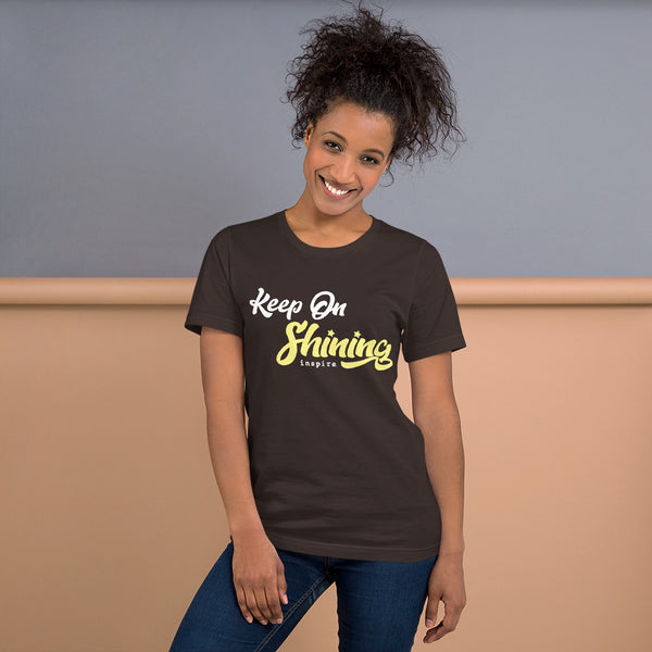 inspire Keep on Shining Unisex t-shirt
