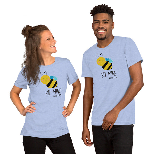 inspire Heart Bee Mine Short-Sleeve Unisex T-Shirt