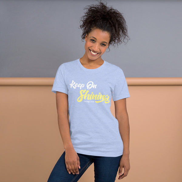 inspire Keep on Shining Unisex t-shirt