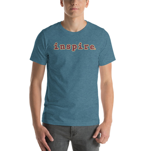 inspire Tan and Black Short-Sleeve Unisex T-Shirt