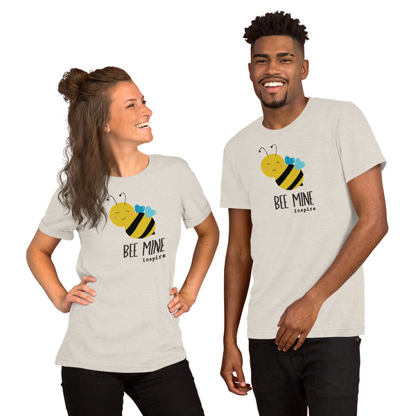 inspire Heart Bee Mine Short-Sleeve Unisex T-Shirt