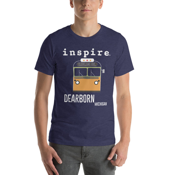 inspire Dearborn Bus Unisex t-shirt