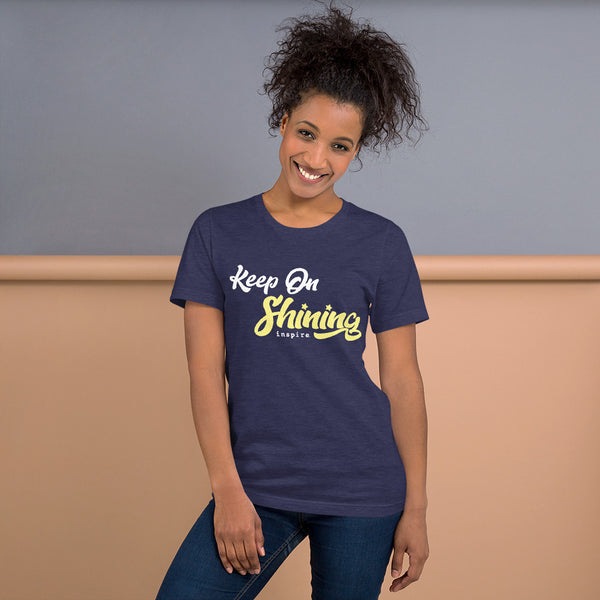 inspire Keep on Shining Unisex t-shirt