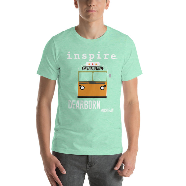 inspire Dearborn Bus Unisex t-shirt