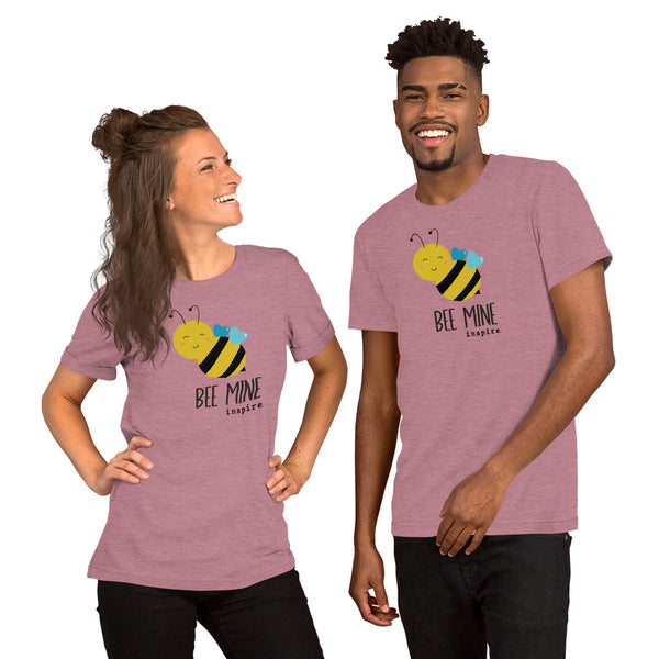 inspire Heart Bee Mine Short-Sleeve Unisex T-Shirt