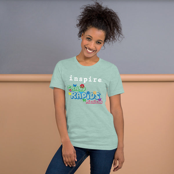 inspire Grand Rapids Colorful Unisex t-shirt