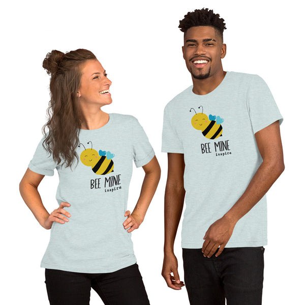 inspire Heart Bee Mine Short-Sleeve Unisex T-Shirt