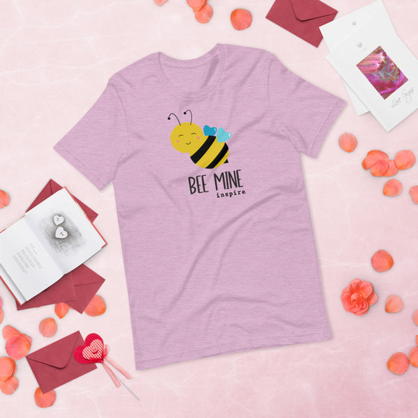 inspire Heart Bee Mine Short-Sleeve Unisex T-Shirt