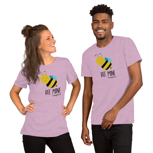 inspire Heart Bee Mine Short-Sleeve Unisex T-Shirt