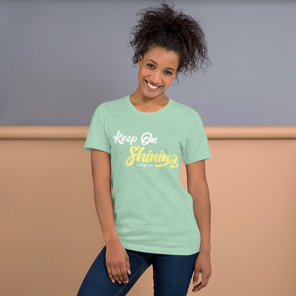 inspire Keep on Shining Unisex t-shirt