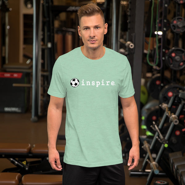 inspire Soccer Ball Unisex t-shirt
