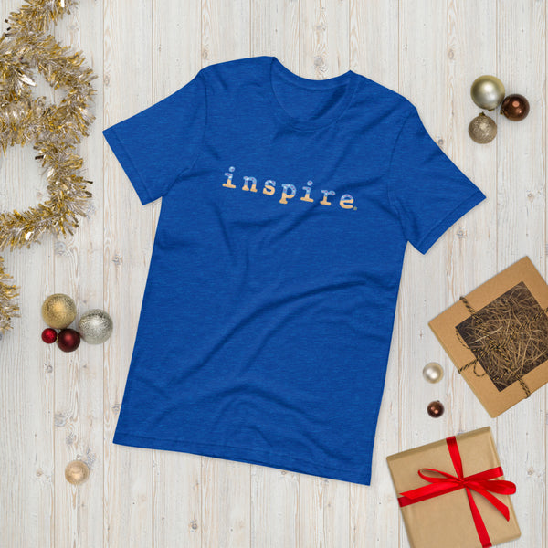 inspire Blue Doughnut Short-Sleeve Unisex T-Shirt