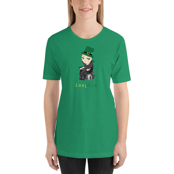 inspire St. Patricks Day Chibi Short-Sleeve Unisex T-Shirt