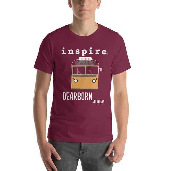 inspire Dearborn Bus Unisex t-shirt
