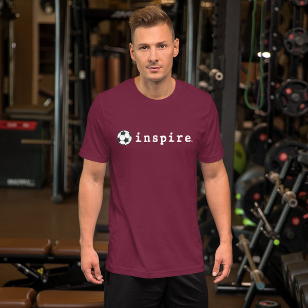 inspire Soccer Ball Unisex t-shirt