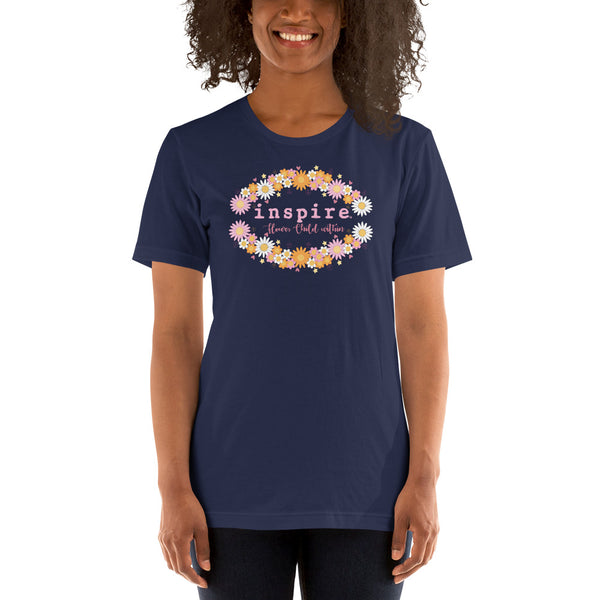 inspire Flower Child Within Short-Sleeve Unisex T-Shirt