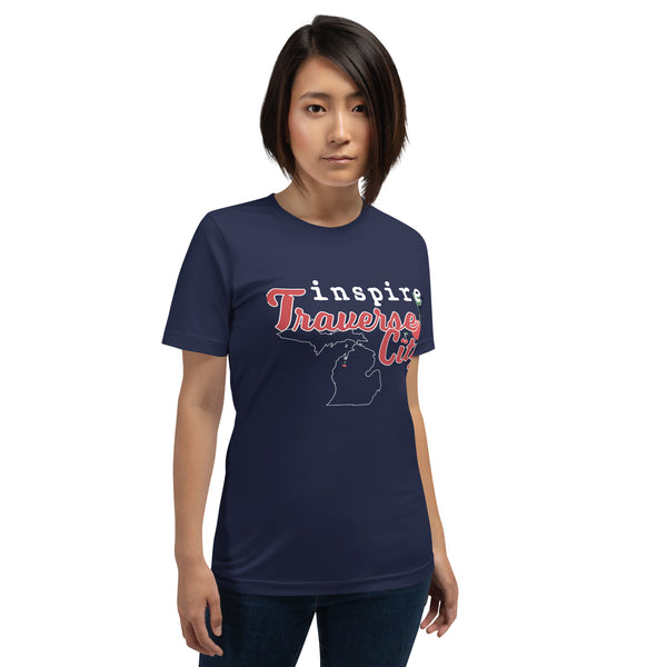 inspire Traverse City Cherry Unisex t-shirt