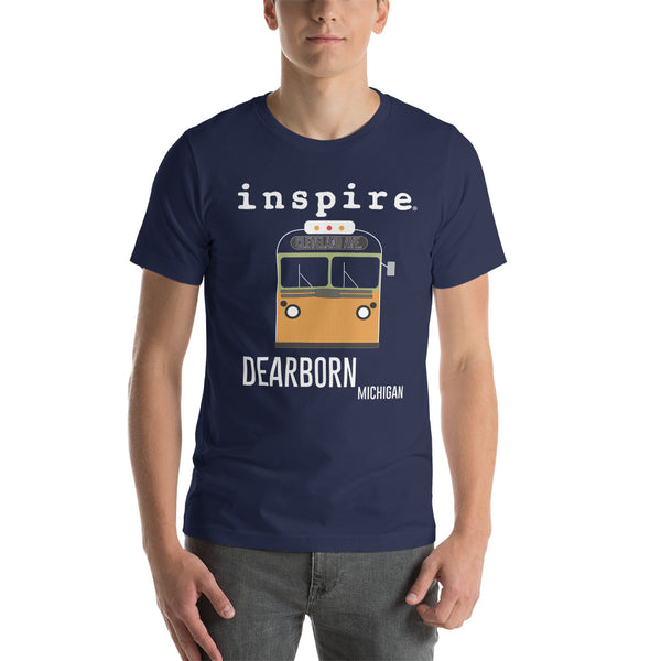 inspire Dearborn Bus Unisex t-shirt