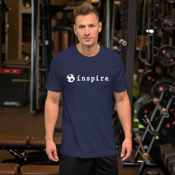 inspire Soccer Ball Unisex t-shirt