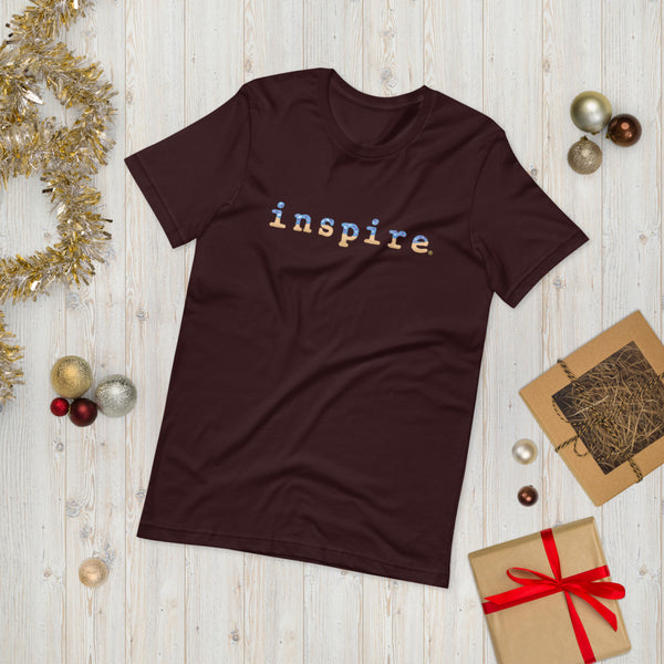 inspire Blue Doughnut Short-Sleeve Unisex T-Shirt