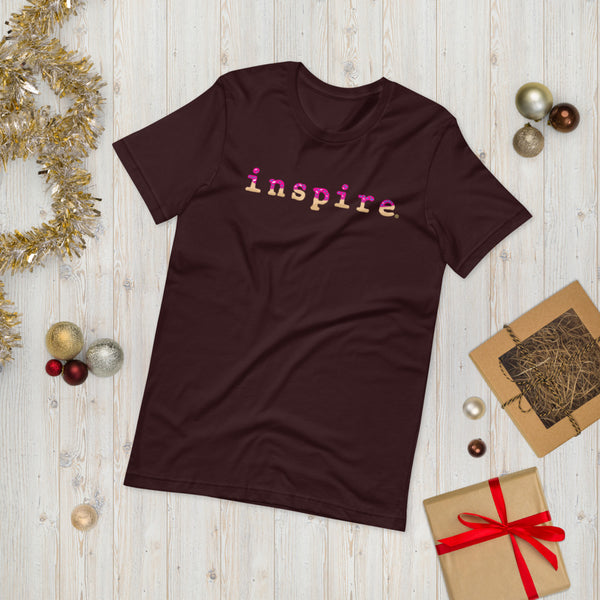 inspire Pink Doughnut Short-Sleeve Unisex T-Shirt