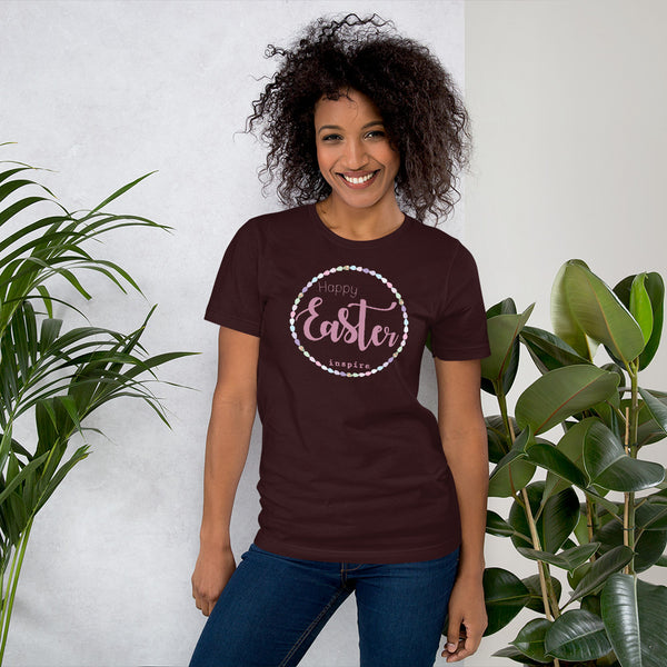 inspire Happy Easter Short-Sleeve Unisex T-Shirt