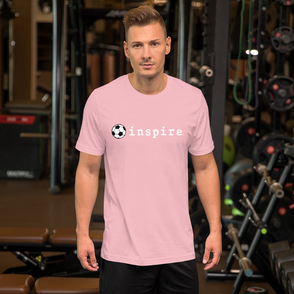 inspire Soccer Ball Unisex t-shirt