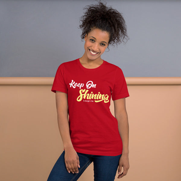 inspire Keep on Shining Unisex t-shirt