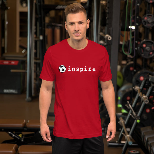 inspire Soccer Ball Unisex t-shirt