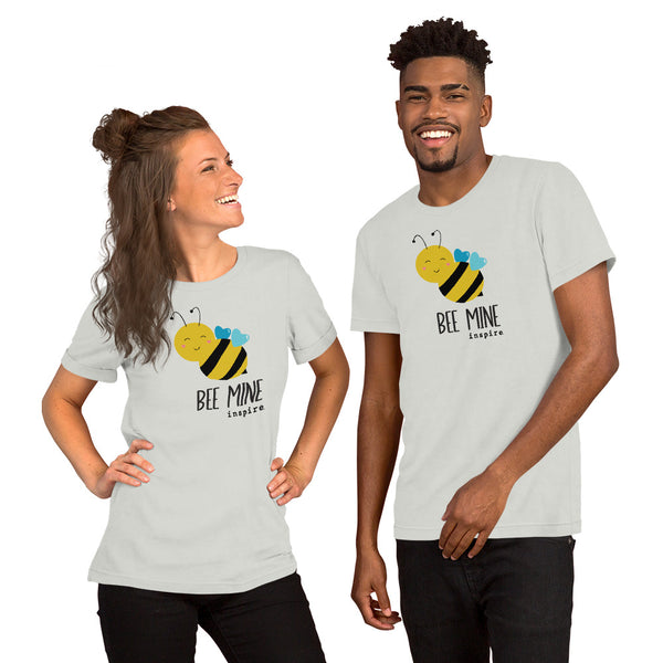 inspire Heart Bee Mine Short-Sleeve Unisex T-Shirt