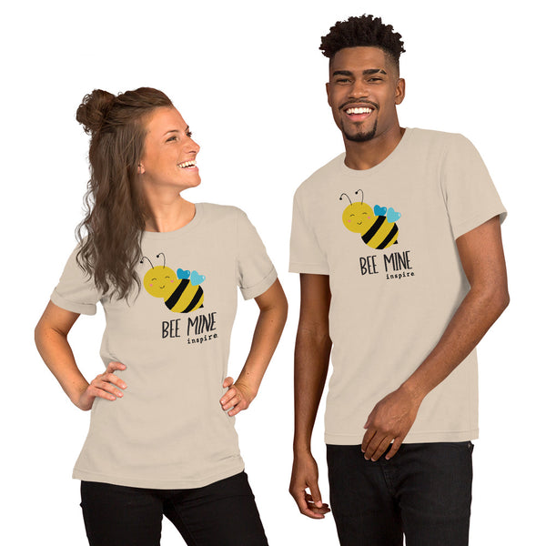 inspire Heart Bee Mine Short-Sleeve Unisex T-Shirt