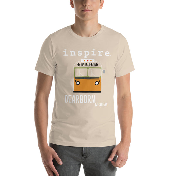 inspire Dearborn Bus Unisex t-shirt