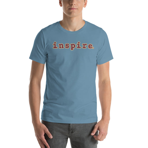 inspire Tan and Black Short-Sleeve Unisex T-Shirt