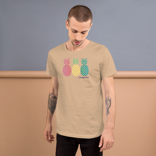 inspire Pineapple Unisex t-shirt