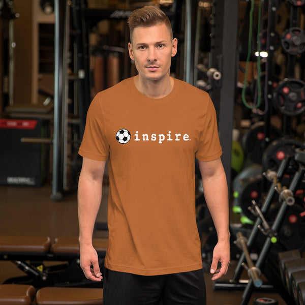inspire Soccer Ball Unisex t-shirt