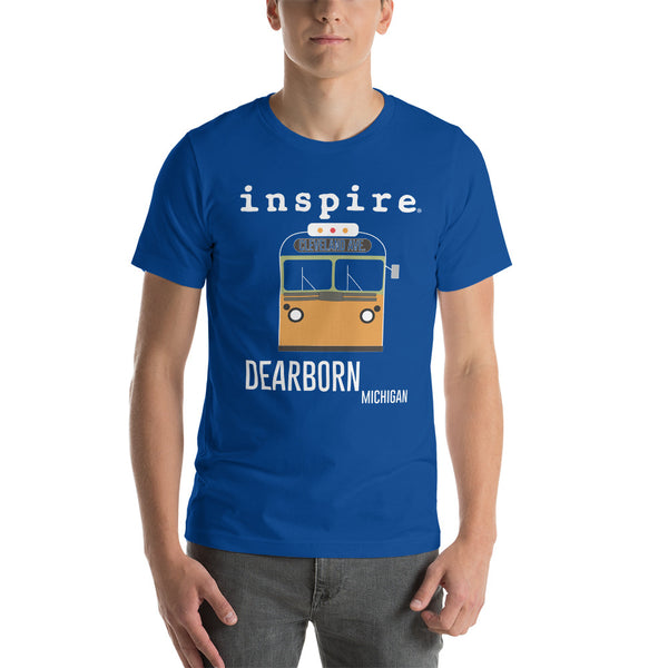 inspire Dearborn Bus Unisex t-shirt