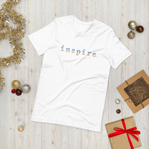 inspire Blue Doughnut Short-Sleeve Unisex T-Shirt