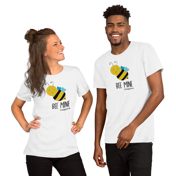 inspire Heart Bee Mine Short-Sleeve Unisex T-Shirt