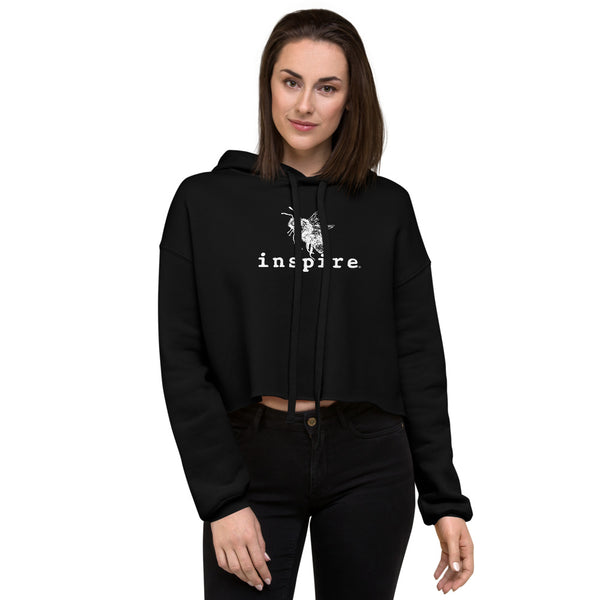 inspire Bee Crop Hoodie