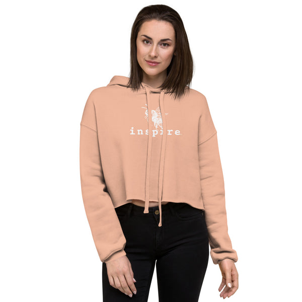 inspire Bee Crop Hoodie